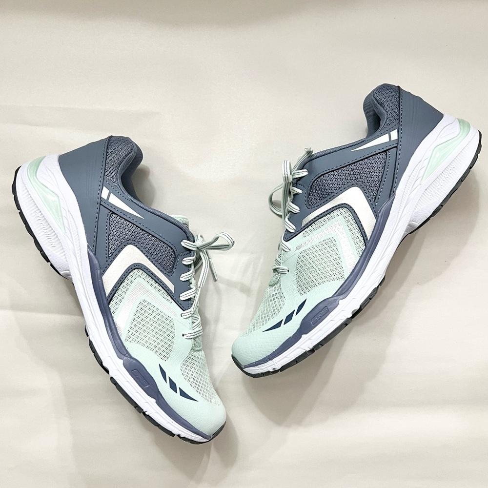 NWOT Dr. Scholl’s Orthotic Sneakers Gel Insoles Blue Teal Green White Leather